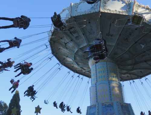 Tibidabo con niños en Barcelona